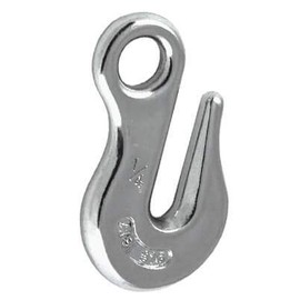 Stainless Steel 316 Eye Chain Grab Hook by MarineNow 1/4", 5/16", 3/8", 1/2" (5/16", 01-Pack)