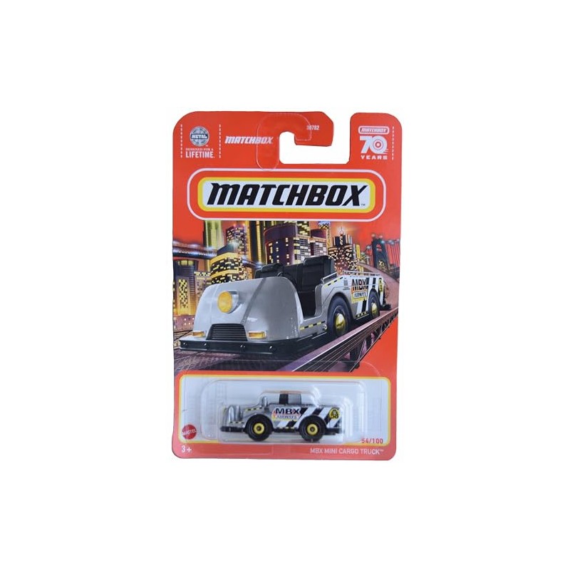 Matchbox MBX Mini Cargo Truck, Silver 54/100