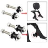 Quick Release Detachable Mounting Sissy Bar Luggage Racks Backrest Docking