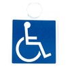 Tsuchiya Yac OP-340 Car Supplies, Sign, Disabled Mark, Suction Cup, Pack of 1