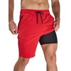 Arcweg Men's Swim Trunks 9" Swim Shorts with Compression Liner