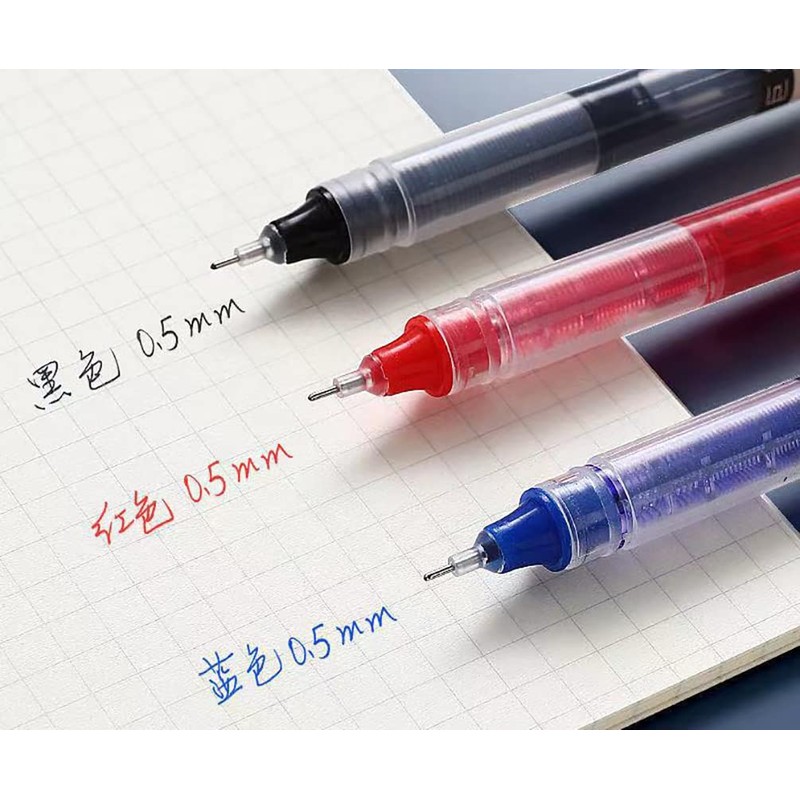 Gullor Liquid Ink Rollerball Pens, 0.5mm Fine Tip Quick-Drying Pens