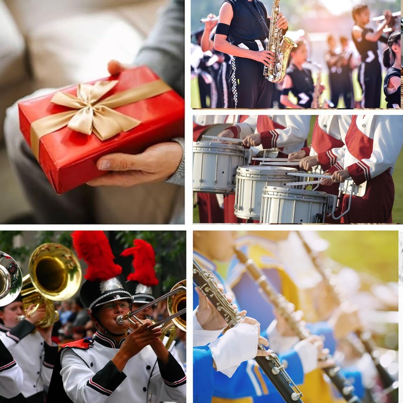 Sportybella Flute Clip-On Charm with Music Card – Silver-Tone Musical