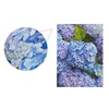Chic Blue Hydrangea Flowers Garden Flag, 28 x 40 Inch