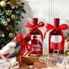 Funnymoom 20 Pcs 25 oz Christmas Glass Wine Bottles Set