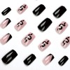 Ceboic Pack of 24 Medium Nude Nails for Sticking Coffin,