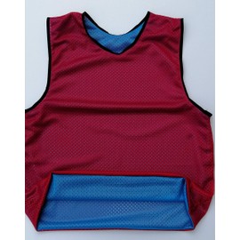 SPORTSBIBS 6 x Football Bibs for Children and Adults - Set of 6 - Reversible Bibs 2 Colours, Training Bibs, Marking Shirt Double-Sided for Men and Women Juniors Seniors