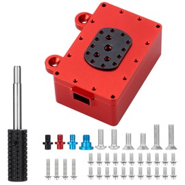 JGGZONE 1/10 RC Crawler Receiver Box CNC Aluminum Fuel Cell Receiver Box