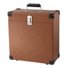 Crosley CR401-TA Record Carrier Case for 30+ Albums, Tan