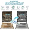 Klarfschar Dishwasher Cleaner and Deodorizer Tablets. 18 Dishwasher Cleaner Tablets