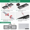 CRMCC Lawn Leveling Rake 30" x 10" with 78" Adjustable