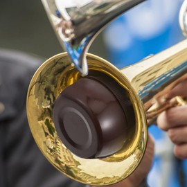 Flugelhorn Mute - Alt/Teutoposaune with Semi-Closed Mute - ABS Accessories for Flugelhorn - High Quality Parts - Music Instrument Accessories - Ideal Rehearsals and Performances