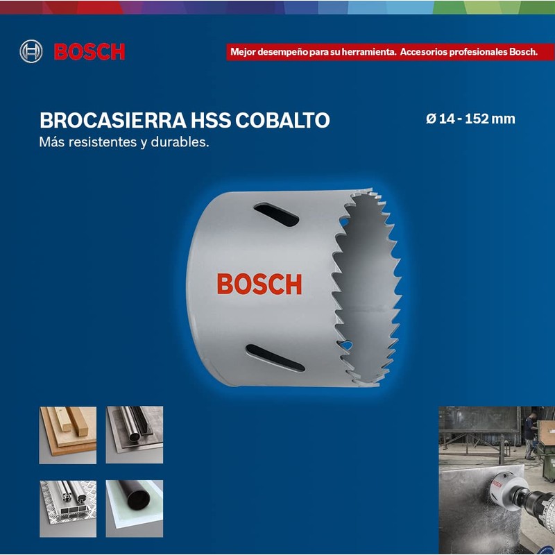 Bosch 5 pcs. Holesaw Set (for wood, plasterboard, building boards,