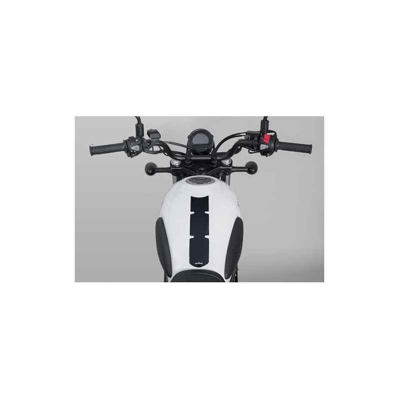 Tanax MF-4777 Motofiz Tank Pad 13 for Motorcycles, Black