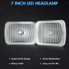 SHENKENUO Pair 7x6" 5x7 Halogen Headlight High/Low Beam for Peterbilt