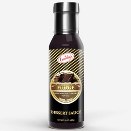 Gourmet Hot Fudge Dessert Sauce | Hot Fudge Sauce for Ice Cream Sundae Toppings or Dessert Topping - Plastic Bottle | Chocolate Fudge Sauce - Natural Fudge Topping