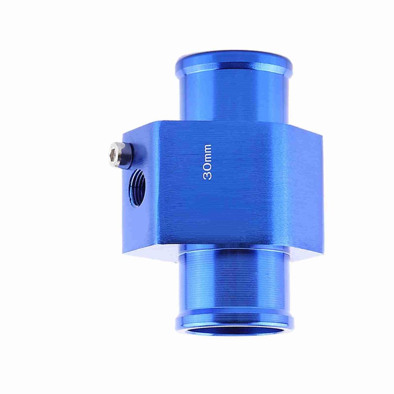Qiilu Universal Metal Car Water Temp Joint Pipe Hose Temperature