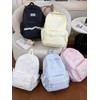 Polka Dot Backpack, Y2K Lace Aesthetic Canvas Daypack with Bow