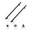Ravinte 10 Inch Cabinet Handles Matte Black Stainless Steel Kitchen
