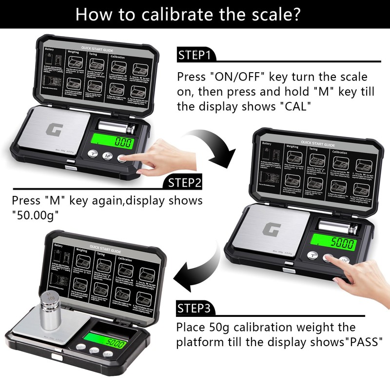 GRAM PRES Digital Pocket Gram Scale 300g x 0.01g Accuracy，