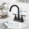 Cinwiny Bathroom Faucets 4 Inch Centerset Bathroom Sink Faucet Deck