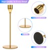 Anndason Set of 6 Gold Candlestick Holders Gold Candle Holder