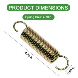 WHHZGYW 1-603402 Idler Arm Extension Spring Compatible with Toro Exmark Lawn Mower, Fits Lazer Z AC AS LC Titan Z ZX MX Series and Quest Turf Tracer E P S X Series (2 Pack)