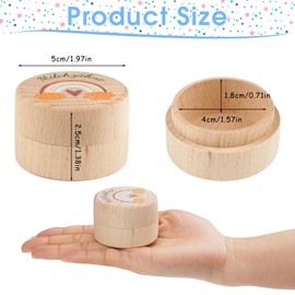 Moosono Tooth Box Milk Teeth for Boys Girls Tooth Box Milk Tooth Box Gift Ideas for Christening and Birthday Gifts for New Parents