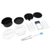 For Air Fryer Pans Set Heatproof Easy Cleaning Stainless Steel