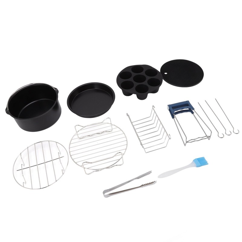For Air Fryer Pans Set Heatproof Easy Cleaning Stainless Steel