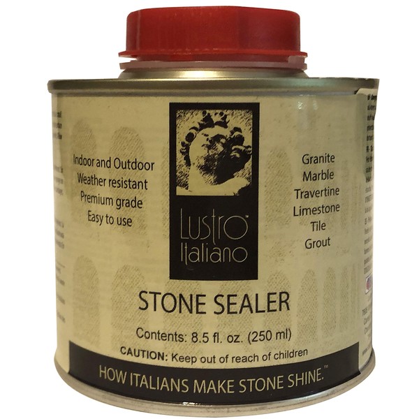Lustro Italiano Ultra Premium Stone Sealer, Clear