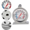 Fasizi Stainless Steel Oven Thermometer Large Dial Temperature Gauge Kitchen