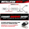 Electric Exhaust Cutout Valve for Custom Exhaust Control – Remote-Operated