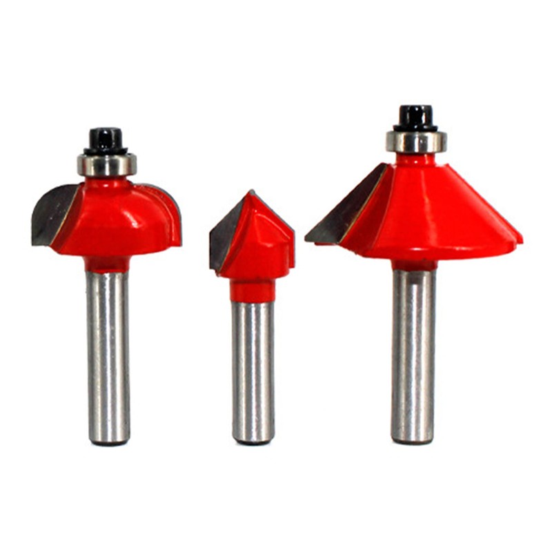15Pcs Router Bit Set 1/4in Shank Carbide Trimmer Engraving Machine