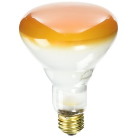 Bulbrite Incandescent BR30 Medium Screw Base (E26) Light Bulb, 75 Watt, Amber