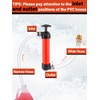 Hand Fuel Transfer Pump with Leakproof Clamps - Versatile Manual
