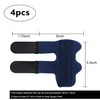 LUTER 4 Pcs Finger Splints Finger Straightener Finger Support Finger