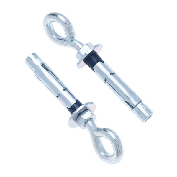 M16 Concrete Wall Eye Screw, Eye Hook Screw with Expandabe