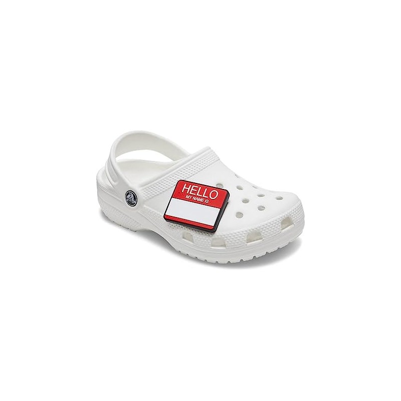 Crocs Occupation Shoe Charms| Jibbitz, Hello My Name is, One