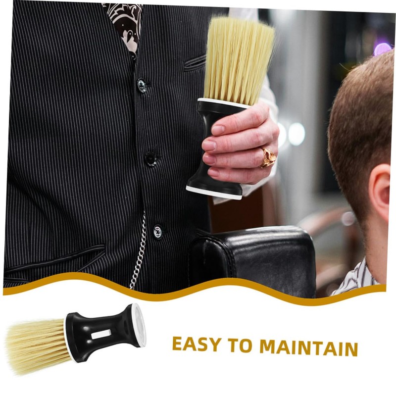 Baluue Hair Cutting Barber Neck Brush Set Detachable Duster for
