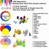 CMS Magnetics - (24-Pack Small NeoPin Blue) Strong Neodymium Magnetic