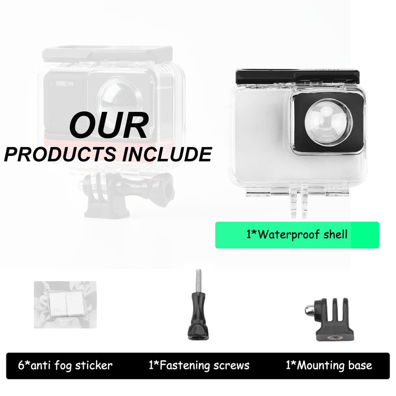 Dual Lens Panoramic Waterproof Shell for Insta360 ONE RS 360°