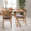 Christopher Knight Home Idalia Dining Chairs, 2-Pcs Set, Dark Grey