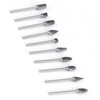 10pcs Tungsten Carbide Steel Rotary Files Burr Set 3mm Shank
