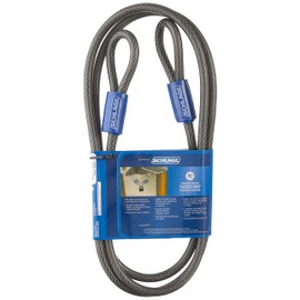 Schlage Flexible 3/8" Steel Looped Security Cable, 7’ (3/8")