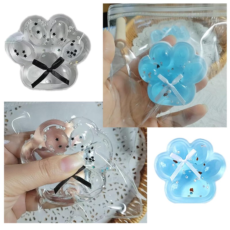 2PCS Cat Paw Squishy Squishy Cat Paw Pinch Toy Squeeze