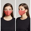 TSLA Men & Women's Copper Infused Face Mask, Washable Reusable