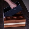 KNODOS 51mm Espresso Knock Box and Tamping Station – Walnut