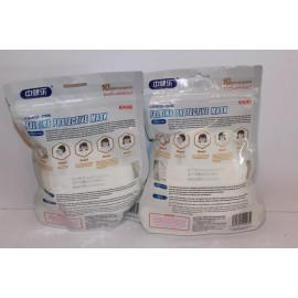 Powecom KN95 - Folding Respiratory Protective Mask - 20 Pieces Total 2 Packs NEW