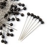 Art Cove 1.5 inch Black Pearl Head Corsage Pins 144